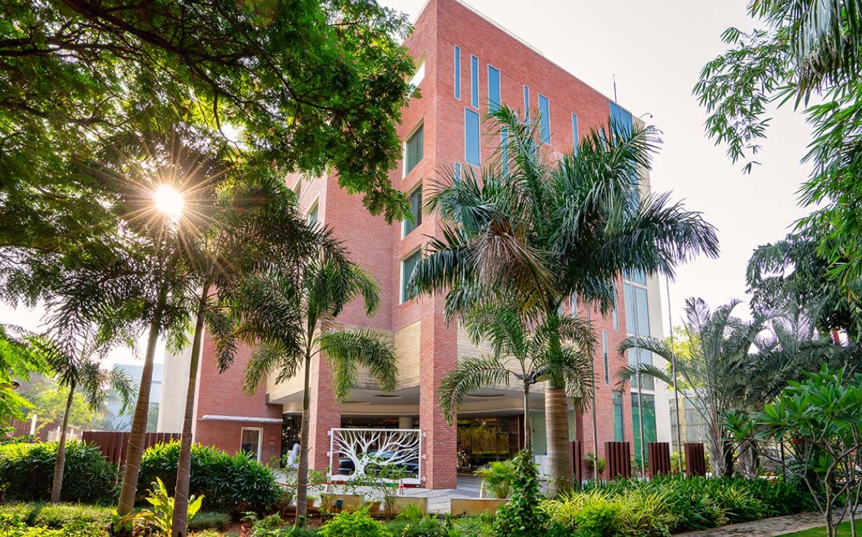 Exterior of ITC WelcomHotel